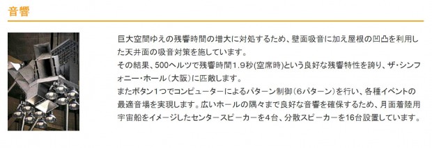 サンドーム福井の音響